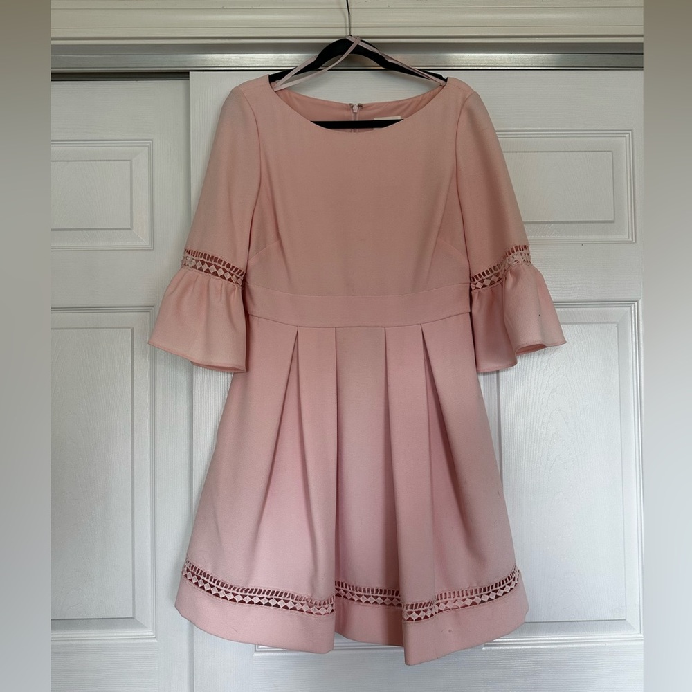 Eliza J Pink Bell Sleeve Dress- size 12 Great Condition, gently worn once - Picture 8 of 8